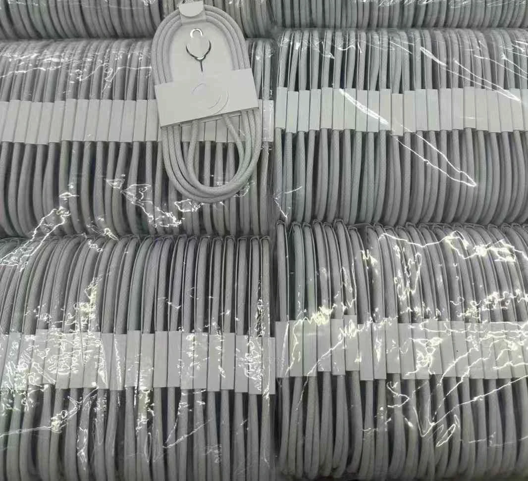1: 1 Quality USB-C 60W Charge Cable for iPhone 16 17 Air PRO Max Mobile Phone Fast Charger Cables 1m