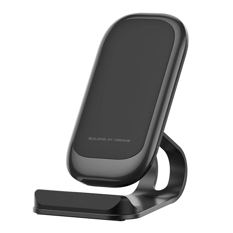 15 W Metal Desktop Standing Mobile Phone Wireless Charger