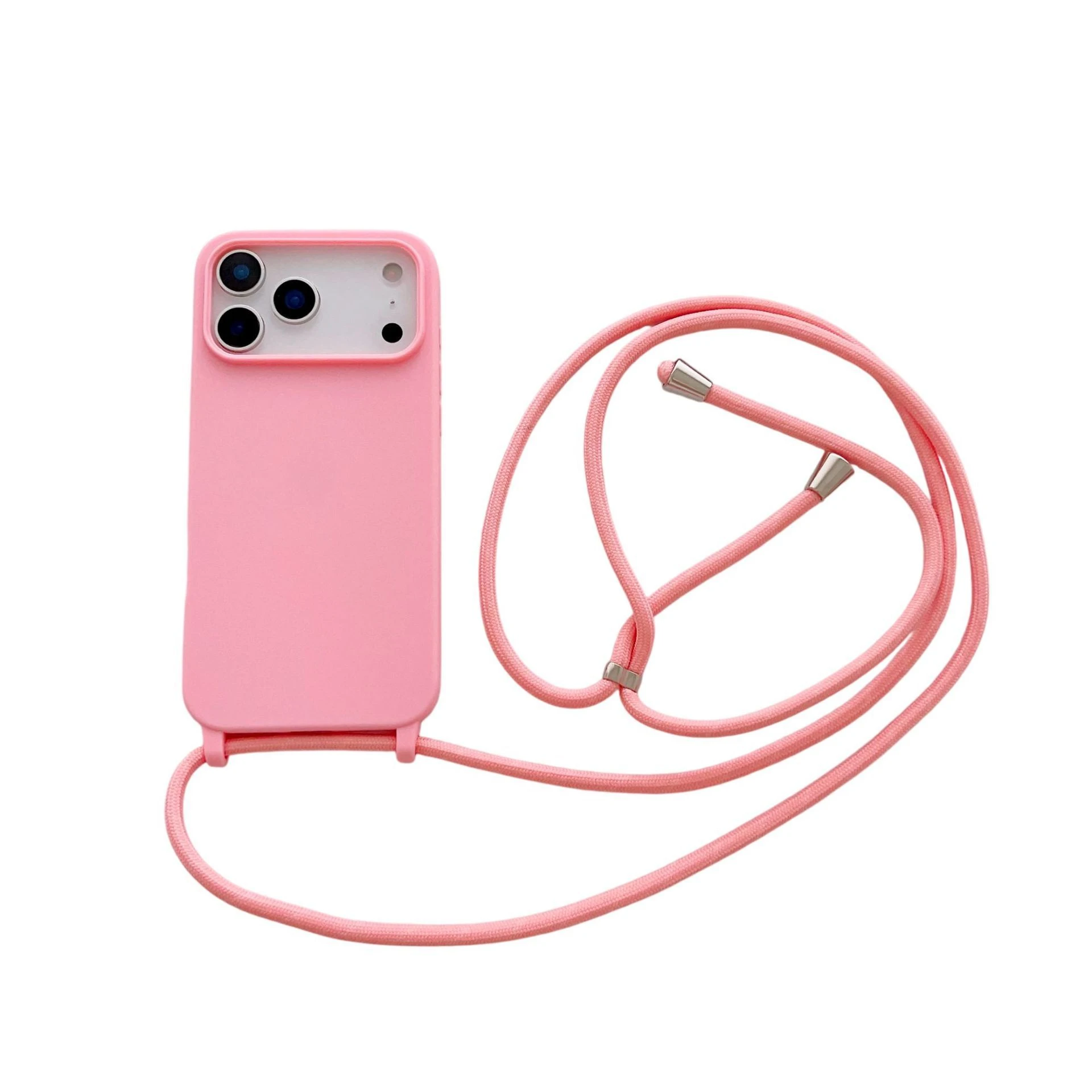 17air Shockproof Phone Case Necklace Rope Lanyard Crossbody Silicone Phone Case Cover for iPhone 11/12/13/14/15/16/17 PRO Max