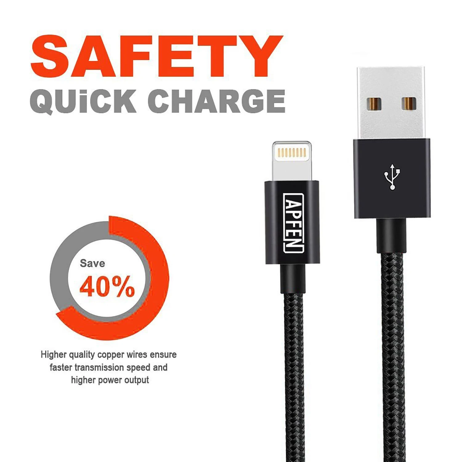 2.4A Fast Charger Data Cable for iPhone 3FT 6FT 10FT Long Lightning Original Cable for iPhone Cell Phone Accessories Wholesale Cable