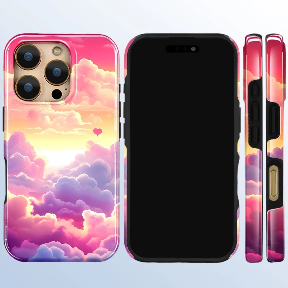 2 in 1 Fashion Magnetic Mobile Sublimation Phone Case for iPhone 16/16 Plus/16 PRO/16 PRO Max