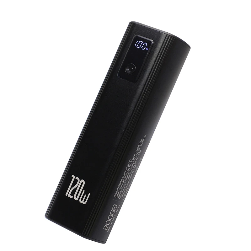 20000mAh Portable Laptop 120W Power Bank Mobile Power Super Fast Charger Power Banks with Flashlight