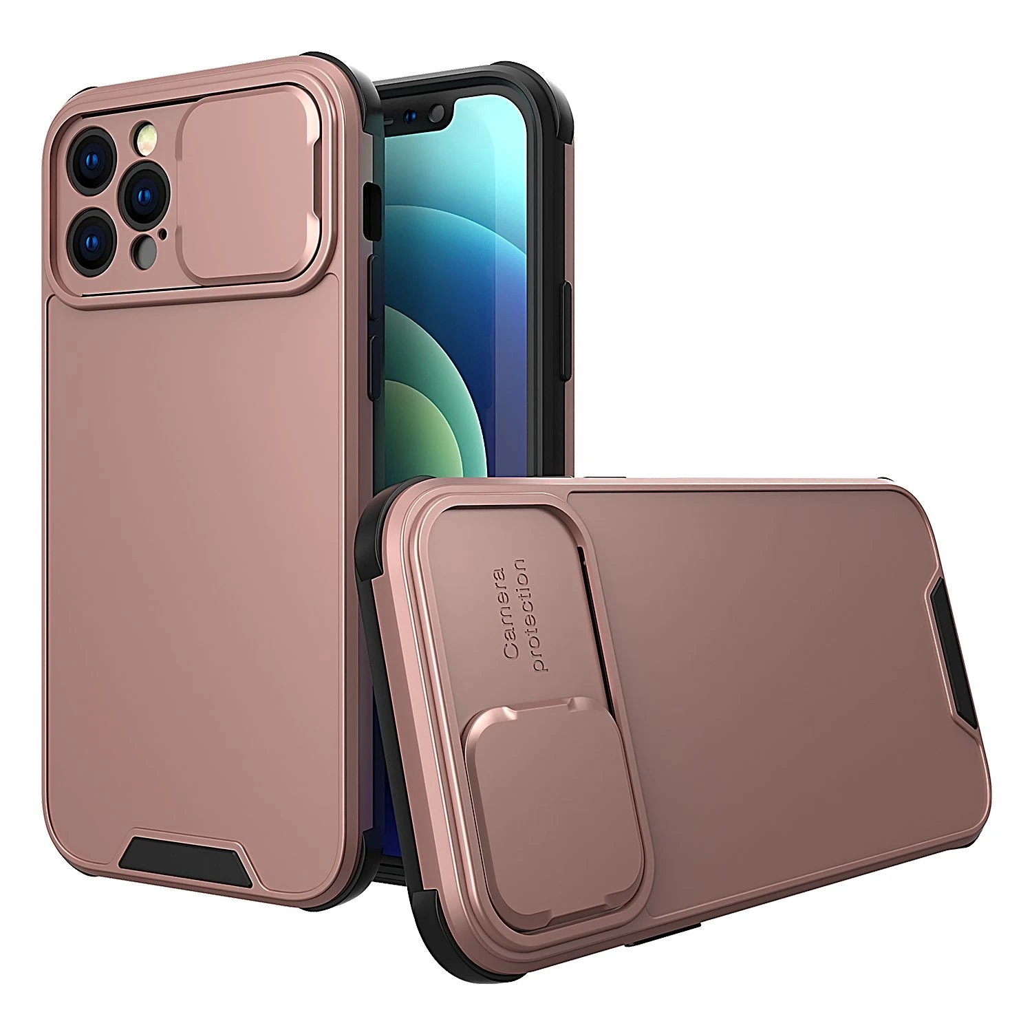 2021 New Push Window PC+TPU Fine Hole Phone Case for iPhone 13 Promax 13 PRO 12 PRO