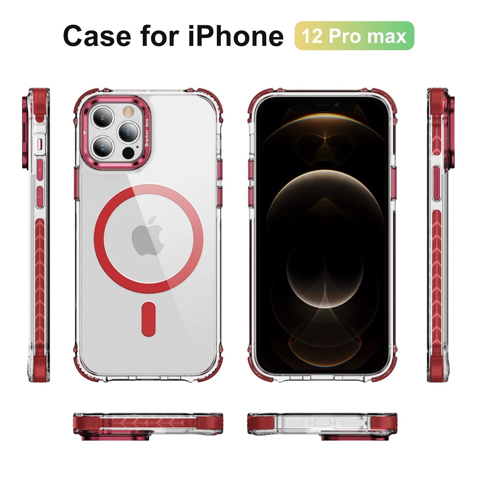 2023 Liquid TPU Magnetic Suction Magsafe Is Suitable for All Apple Phone Cases. Simple 12 Promax, All Inclusive