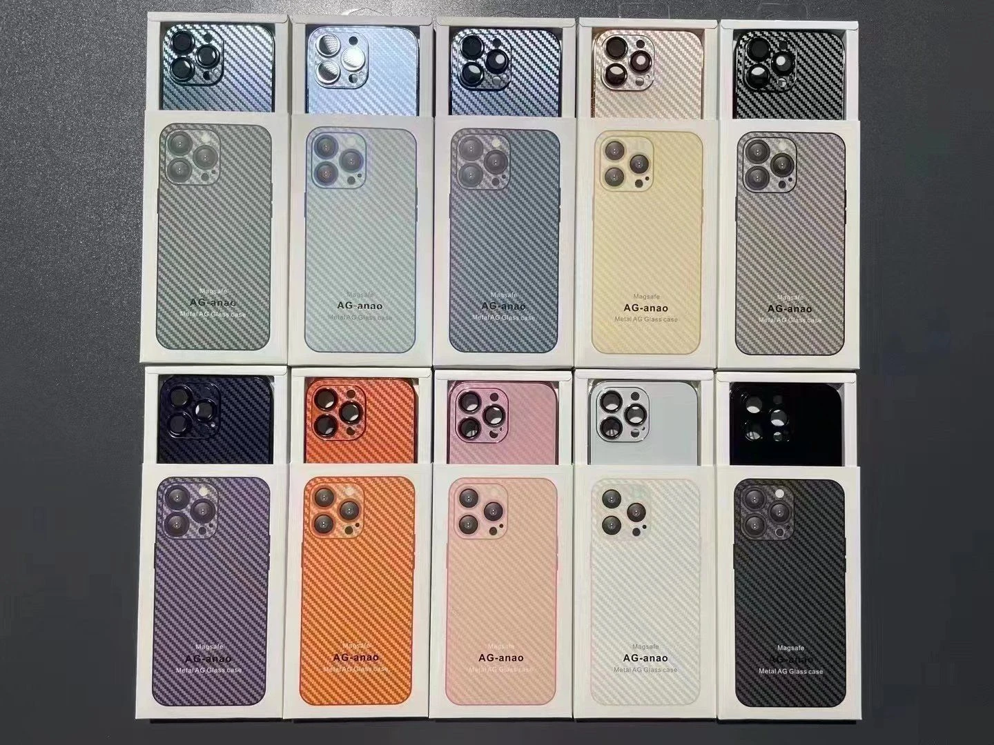 2023 New Original Phone PC Case Metal AG- Glass Case for iPhone11/12/13/14