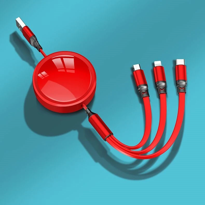 2025 3 in 1 USB Cable Multi USB Cable USB C Charging Cable with Watch Charger for Home Office and Travel Use