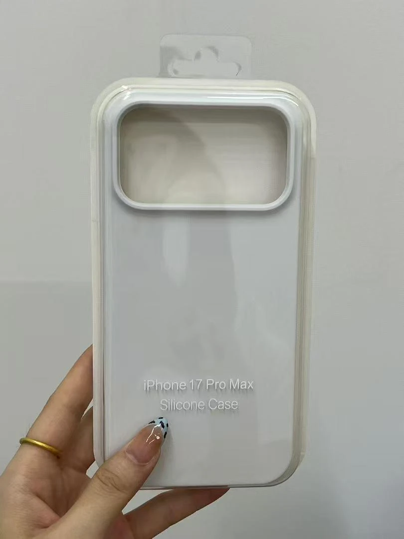 2025 Esaker Wholesale for iPhone 17 Silicone Case Soft Slim Anti Drop Protective Phone Cover Custom Logo