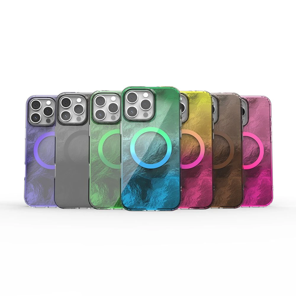 2025 New Luxury Phone Case Gradient Glacial Pattern Back Cover Shell for iPhone 17 PRO Max 17 Air 16 15 14 13 12 11 Case