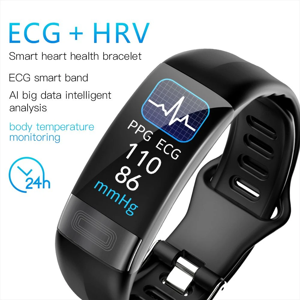 2026 Newest Smart Bracelet P11 Plus with TFT Display Health Heart Rate Chronograph Sleep Tracker Alarm Clock Waterproof Design