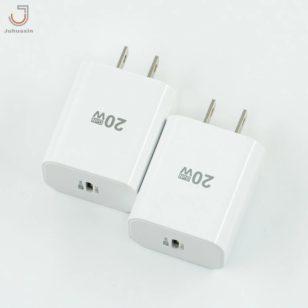 20W Pd Fast Charging USB-C 2-in-1 Charger for Phone with Us Plug