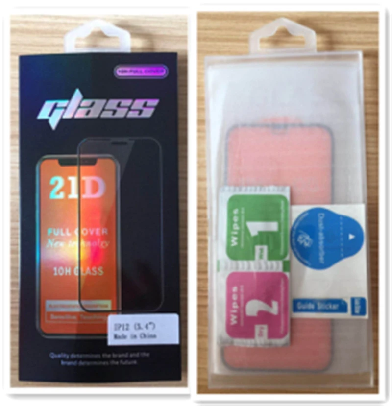 21d for iPhone 6 7 8 6s 7s Plus X Xs Xr Max 11 Mini PRO Max 12 13 Mini PRO Max Tempered Glass Screen Protectors