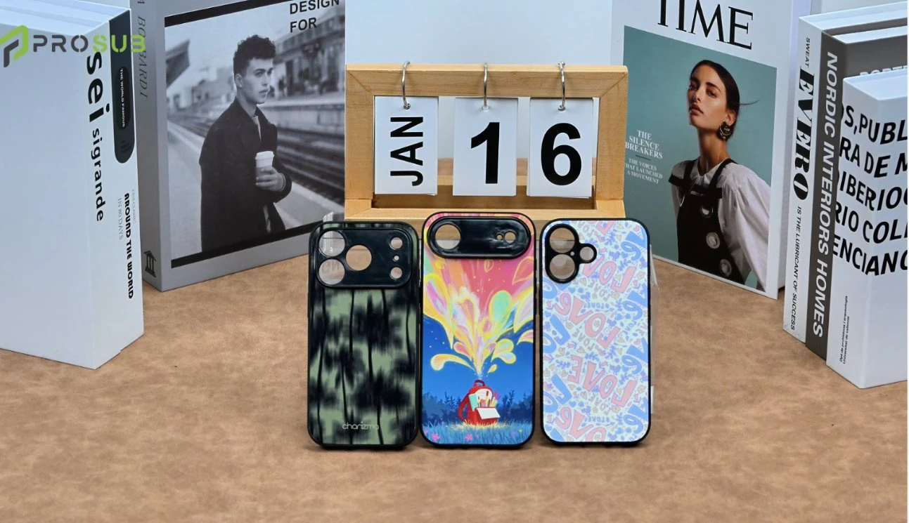 2D Sublimation Tpupc Aluminum Cases Black White Clear 3 Colors