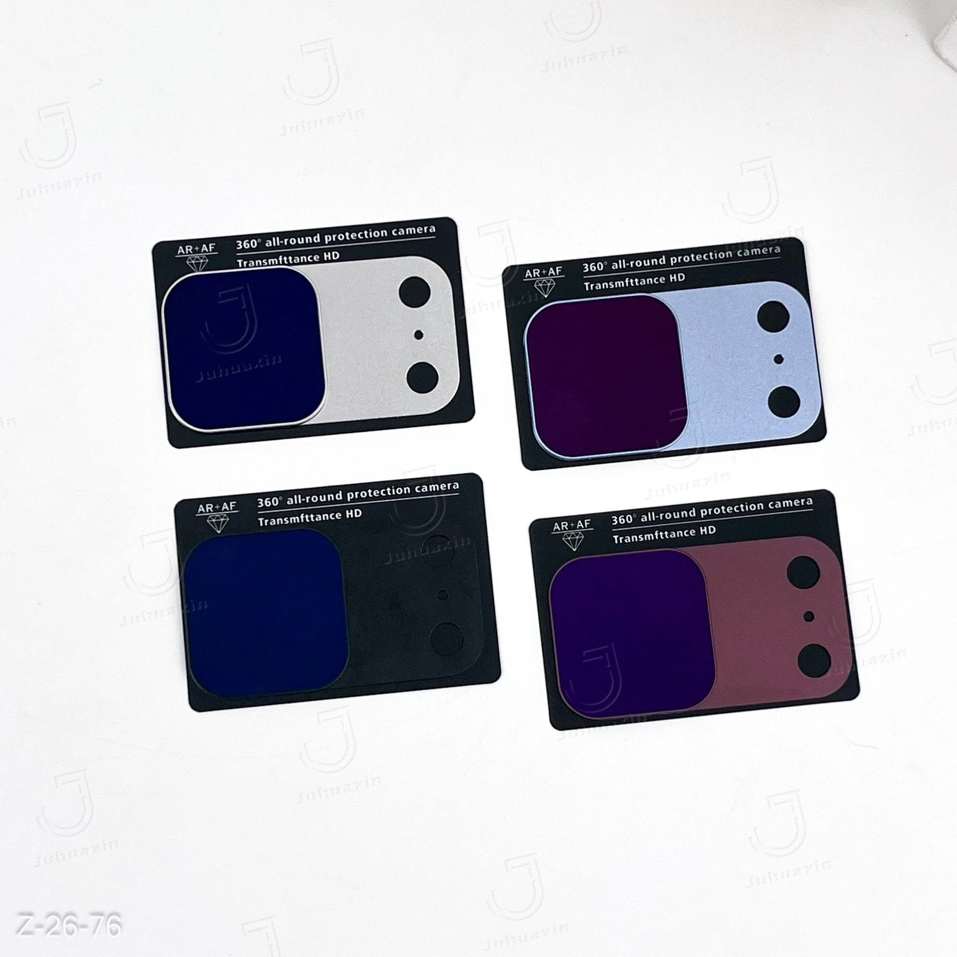 360° All-Round Camera Lens Protector with Ar+Af HD Transmittance Tempered Glass Film for iPhone