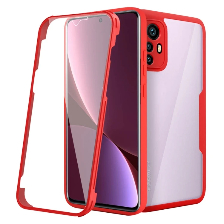 360 Degree Protection Full Body Armor with Clear Back for Note10 Poco M3 PRO Note10t Note 10 PRO Max Note 10 PRO