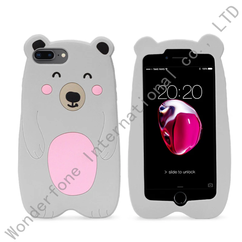 3D Silicone Ultra Soft Gel Best Phone Cover for iPhone Xs
