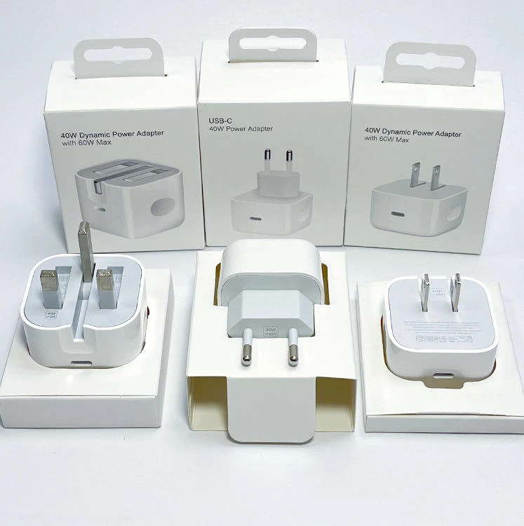 40W Power Type C Super Fast Travel Charger USB C Block Wall Charger Plug Mobile Phone Charger for iPhone 18