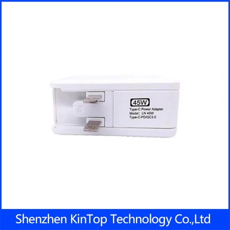 45W USB Type-C Power Adapter Pd QC 3.0 USB-C Fast Charger for MacBook HP Lenovo for Xiaomi Laptop Mobile Phone Charger