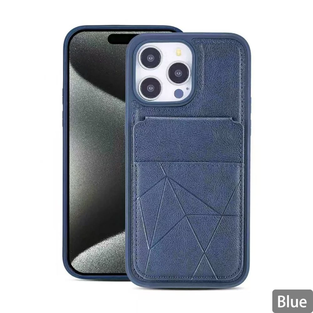 8 Colors Ycaden Mobile Accessories Wallet Iphon Card Holder with Stand 2-in-1 Design Leather Phone Case