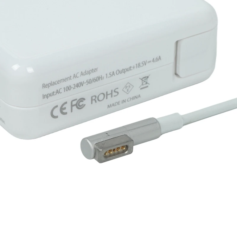 85W Magsafe Laptop Power Adapter Charger 18.5V 4.6A Dustproof L-Tip for MacBook PRO 15″ Heavy Duty Use