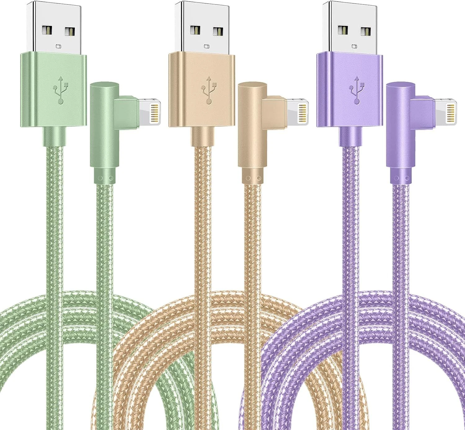 90 Degree Elbow Magnetic USB Charging Cable for iPhone/Android/Typec