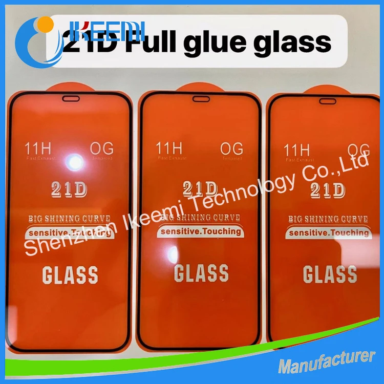9h 21d Anti Scratch Mobile Phone Tempered Glass Screen Protector Film for iPhone 7 8 X Xs Xr 12 13 14 15 16 Mini PRO Max Plus