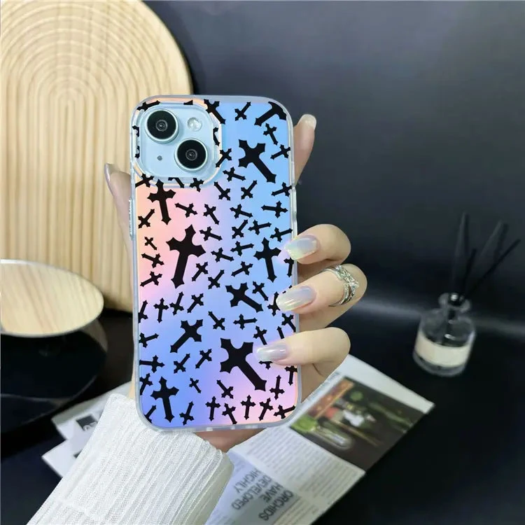 Acrylic PC Mobile Cellphone Cases for iPhone Xr Xs 13 14 Max Compatible with iPhone 15 PRO Max Shockproof Protection Phone Cover