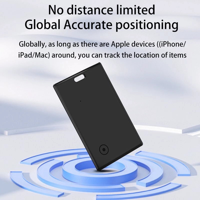 Air Card Wallet Finder Ultra Thin Credit Find My Card Smart Device Mini GPS Tracker Finder Locator for Wallet Kids