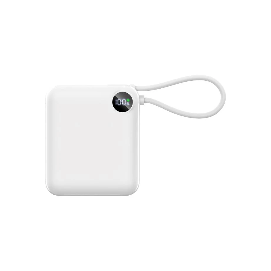 Amazon Hot Selling 10000mAh Power Bank Mini Charger with Fast Charging Type-C Data Cable Phone Charger for iPhone 16/15 PRO Max/Galaxy S25 Ultra