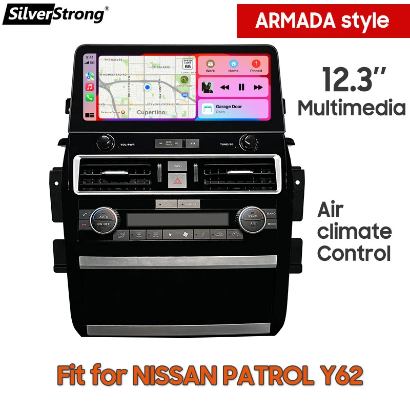 Android Multimedia Screen for Nissan Patrol Y62 Infiniti Qx80