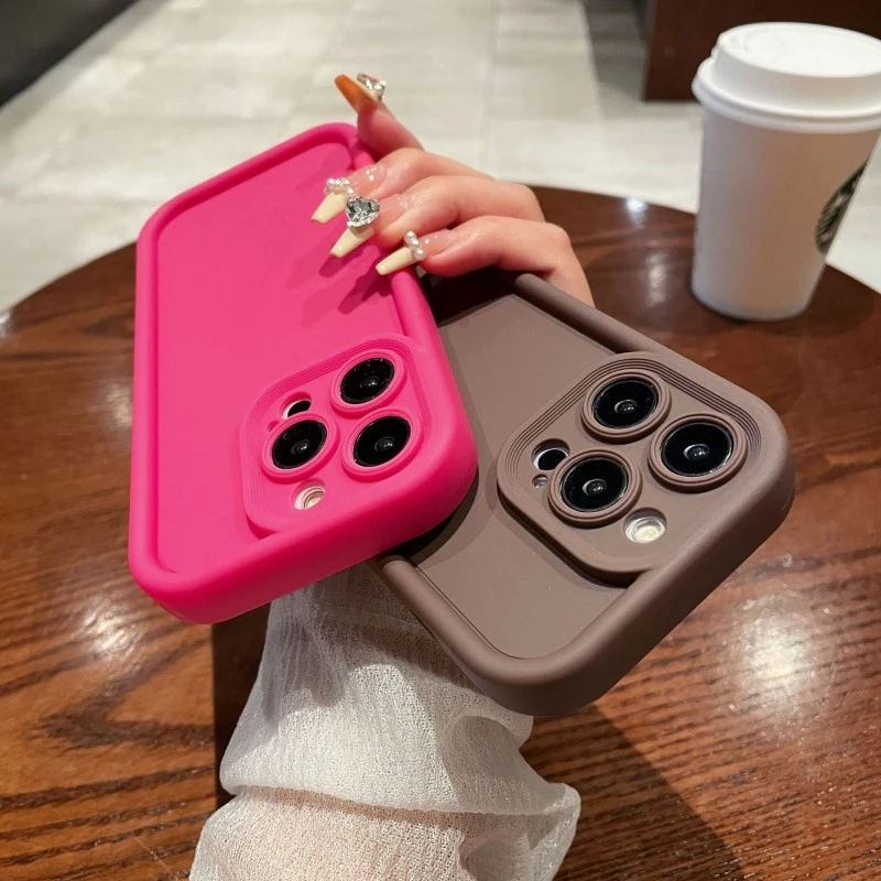 Anti-Scratch Shockproof Wholesale Soft Silicone Phone Case for iPhone 11-17
