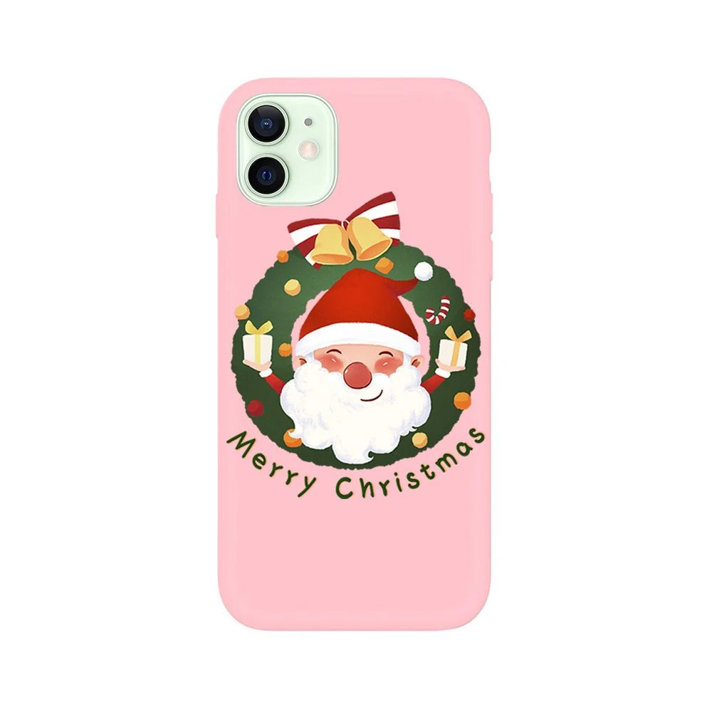 Applicable iPhone 14 Cartoon Christmas Old Man Moose Phone Case Apple 12 Christmas Tree New Year Section Phone Case