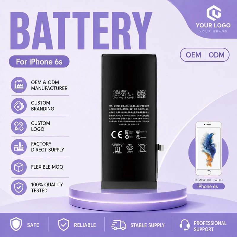 B2b Wholesale Smart Phone Battery High Density Battery for iPhone 6s 16 Plus X Se3