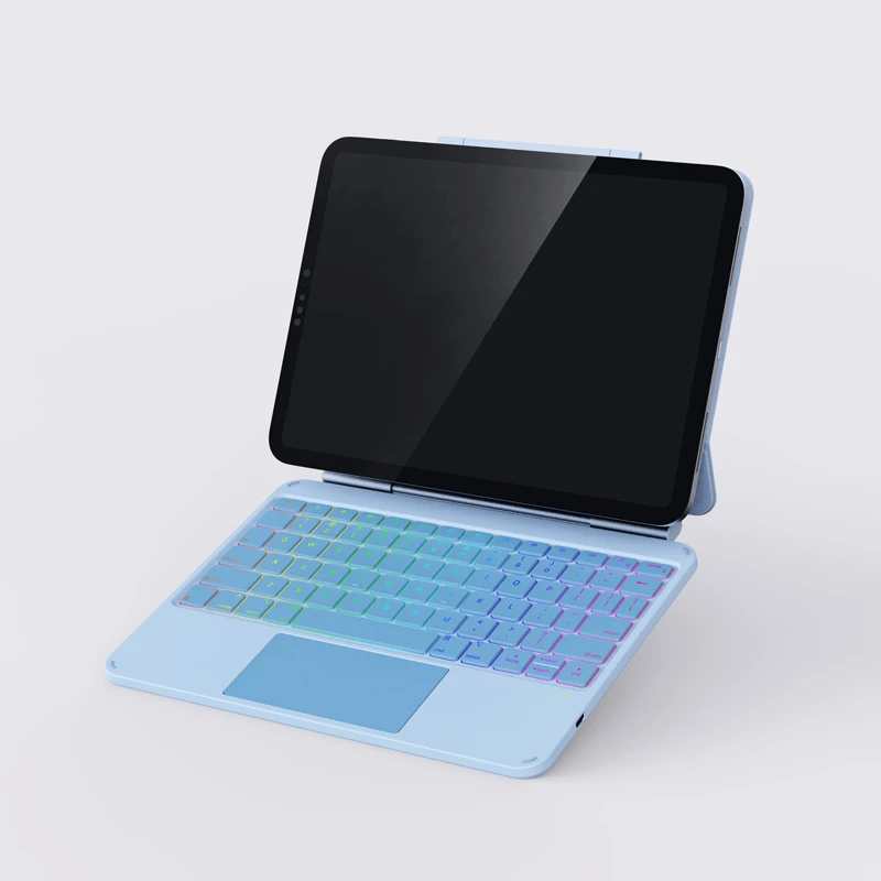 Budget Magic Keyboard for iPad Air/PRO, 59 N52 Magnets & Adjustable Stand, MacBook-Style Typing