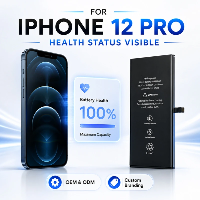 Bulk Purchase Original-Like Health Display iPhone Battery for iPhone 12 PRO for iPhone X 12 Mini 14 PRO Max 15