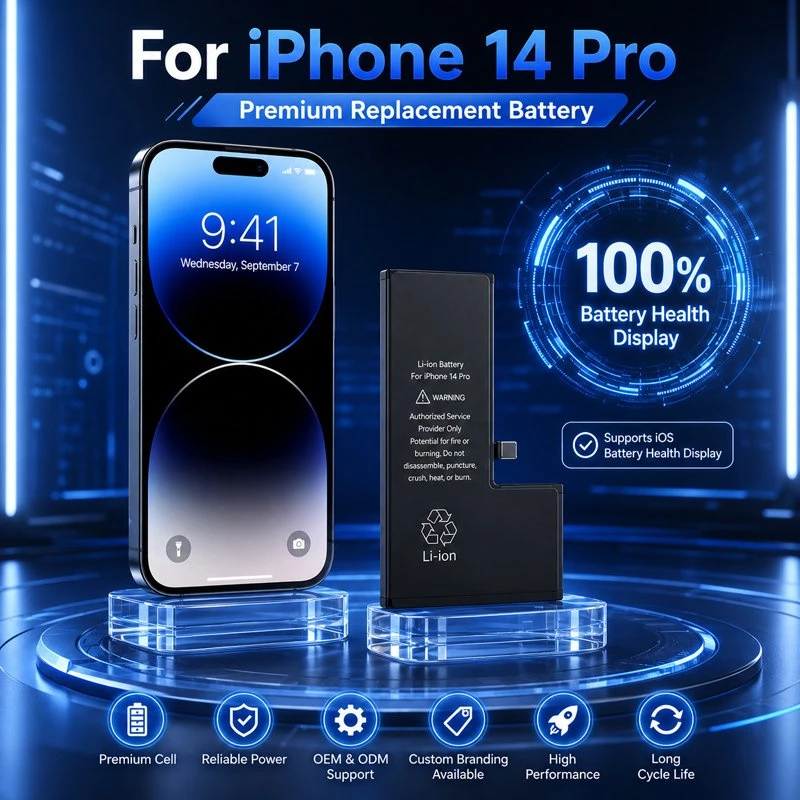 Bulk Purchase iPhone Battery Shows Health After Replacement for iPhone 14 PRO for iPhone X 12 Mini 13 15 PRO Max