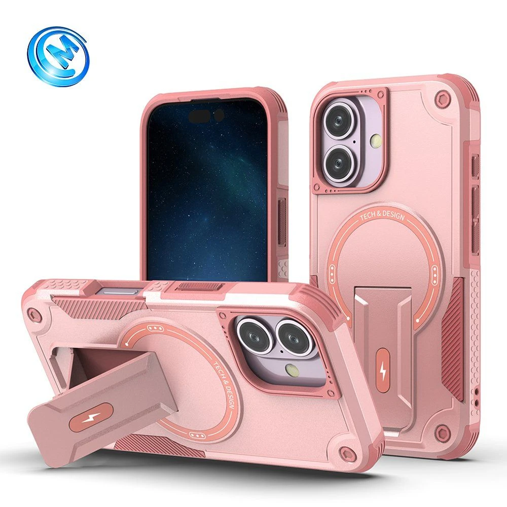 Bundesliga Mobile Phone Case Suitable for iPhone 16 with Magnetic Hidden Bracket to Prevent Falling