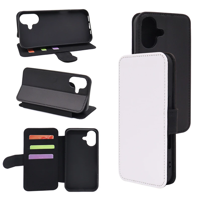 Cajts Stylish Customized PU Leather Phone Case DIY Sublimation Minimalist Design
