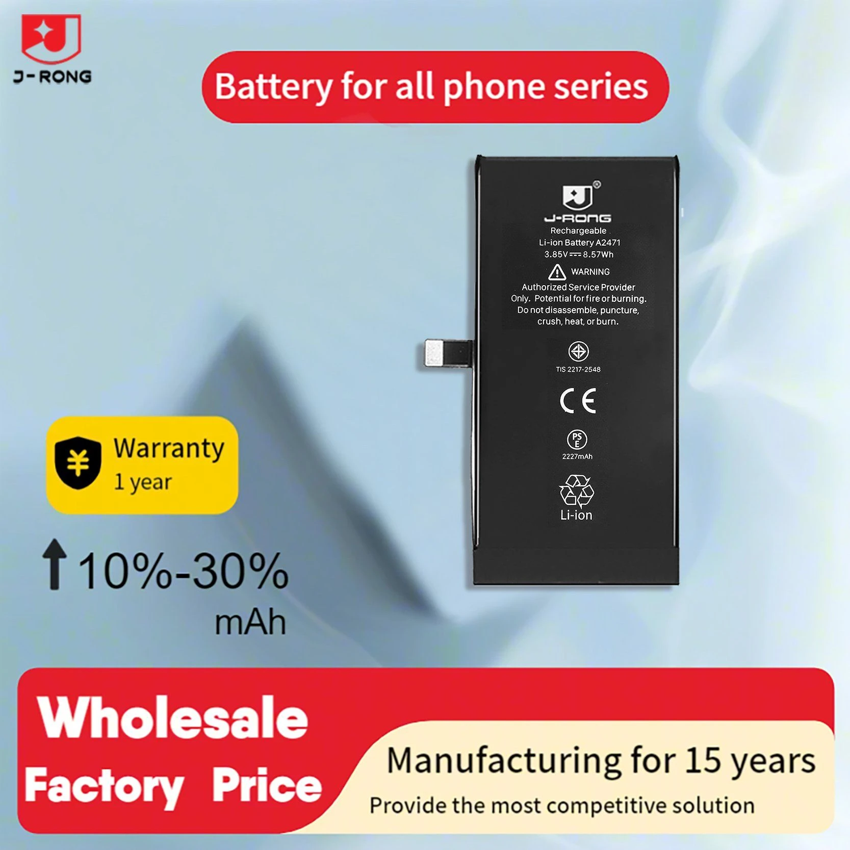 Can Diagnostic Battery for iPhone 12/13/14/15 Series Battery Full High Capacity