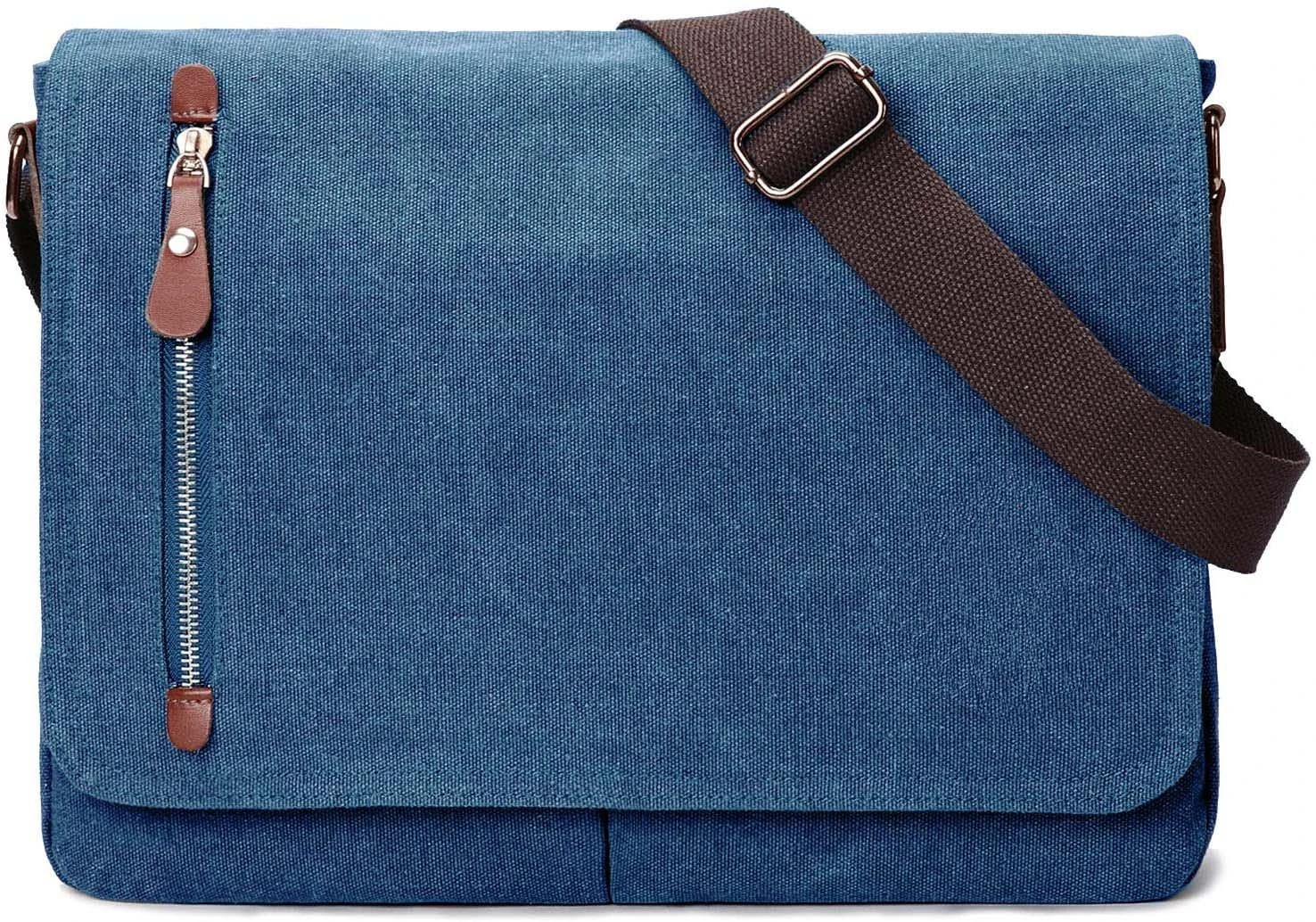 Canvas Satchel Messenger Bag for Men Women