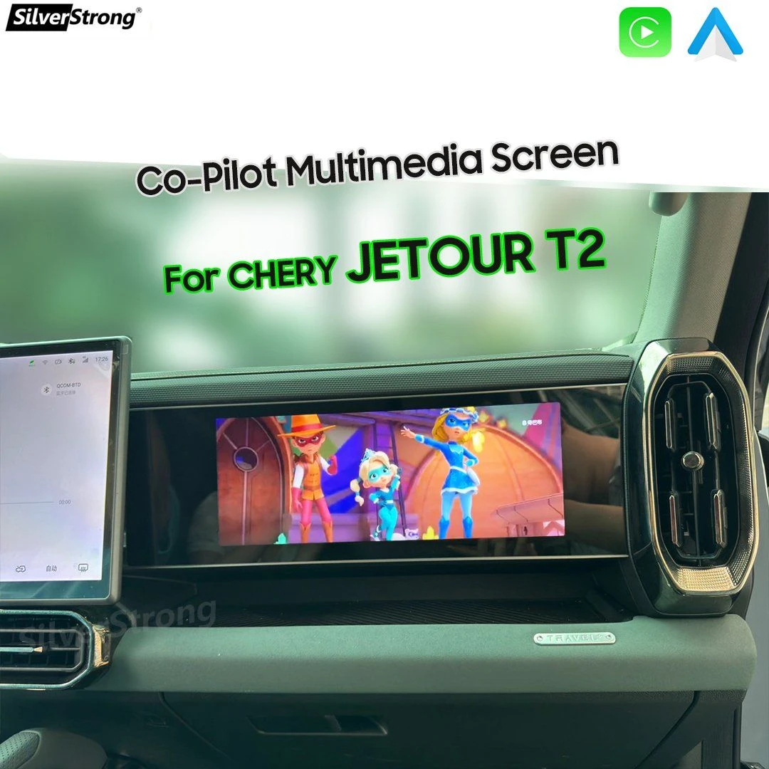 Car Accessories Retrofit for Jetour T2 Android TV Youtube Carplay Game Play