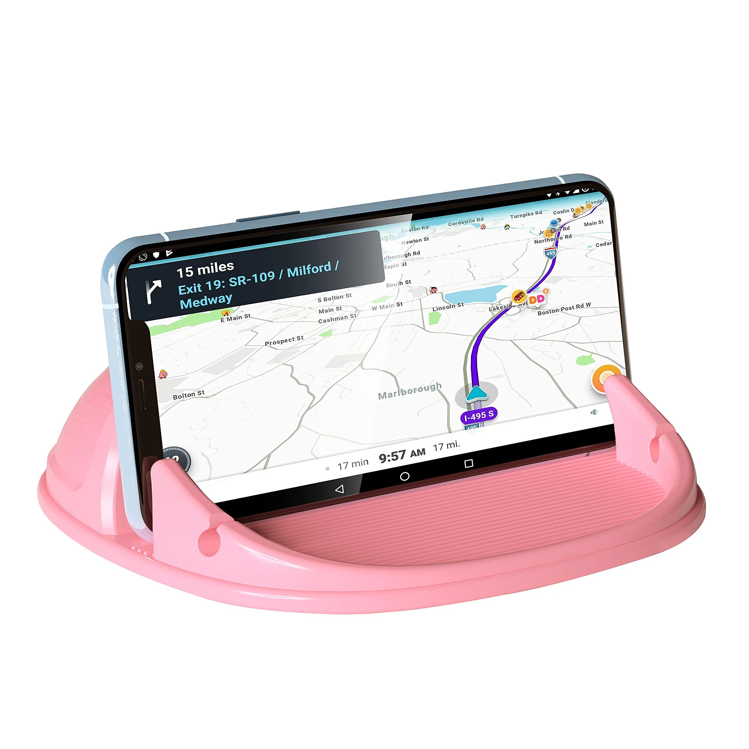 Car Phone Holder, Best Car Phone, Slip Free Desk Phone Stand Compatible with iPhone, Good Car Phone Mount
