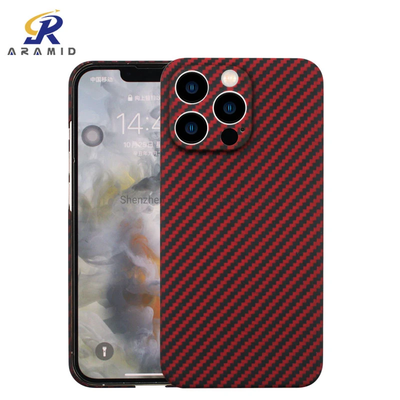 Carbon Fiber Phone Case for iPhone 13 PRO Mobile Phone Case Aramid Fiber Cover