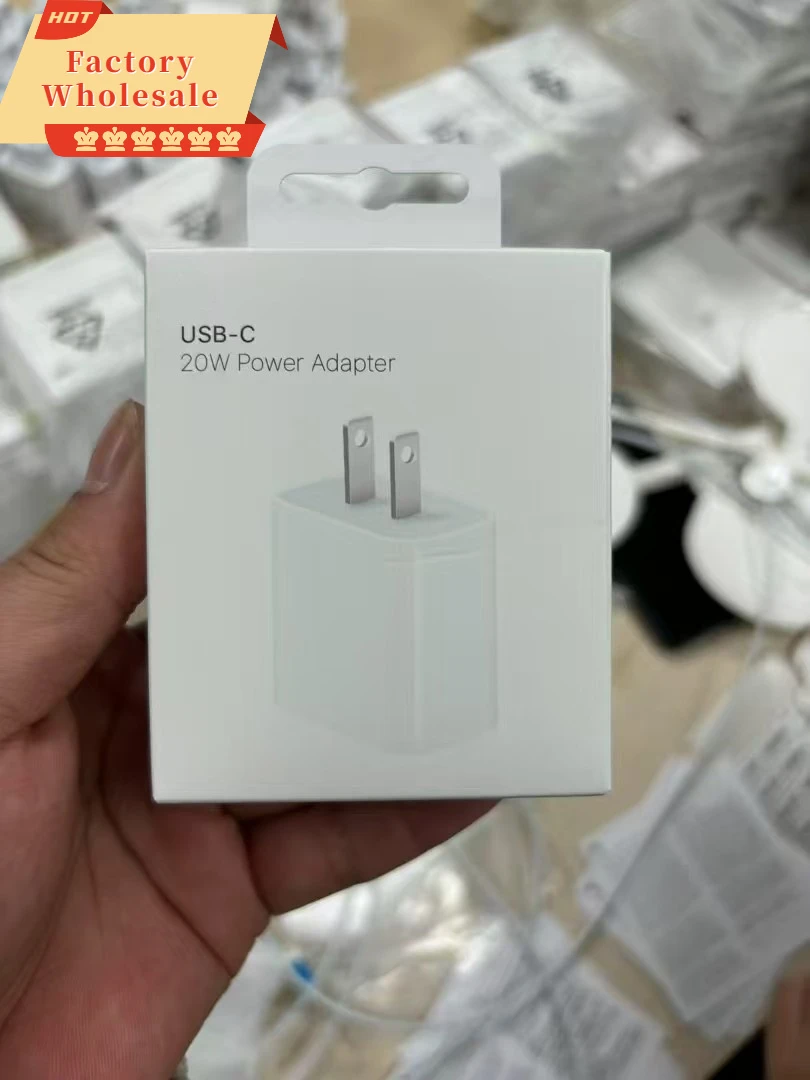 Cell Phone Accessories Wholesale 20W Phone Charger USB-C Power Adapter Pd Fast Charger Us Plug for iPhone Universal Mobile Charger Factory Supply