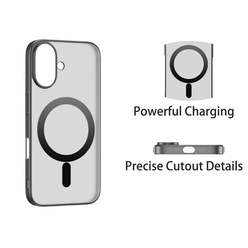 Cell Phone Accessory Anti-Oil Phone Case Carcasas De Celulares Magsafe Case for IP 15 16