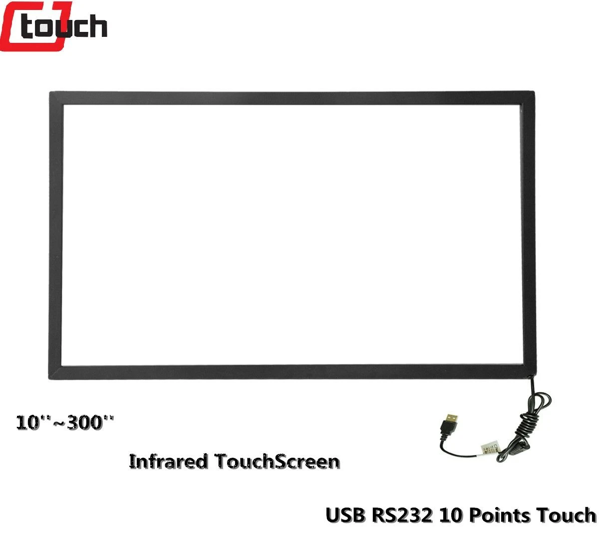 Cjtouch USB 27.5″ Infrared Touch Frame out Door Waterproof USB IR 10points Interactive Multimedia LCD Touch Panel Smart TV