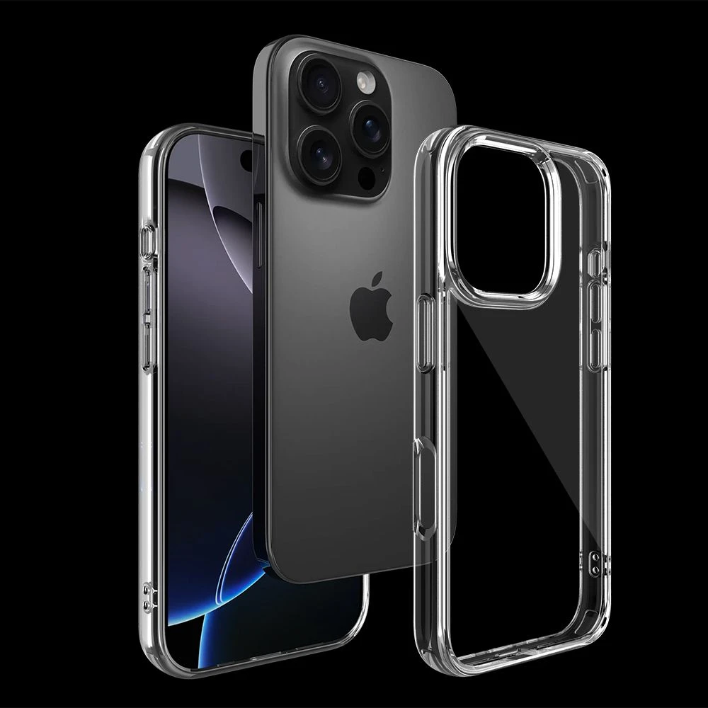 Clear Acrylic TPU+PC Protector Phone Case for iPhone 12-17 Series Bulk Wholesale
