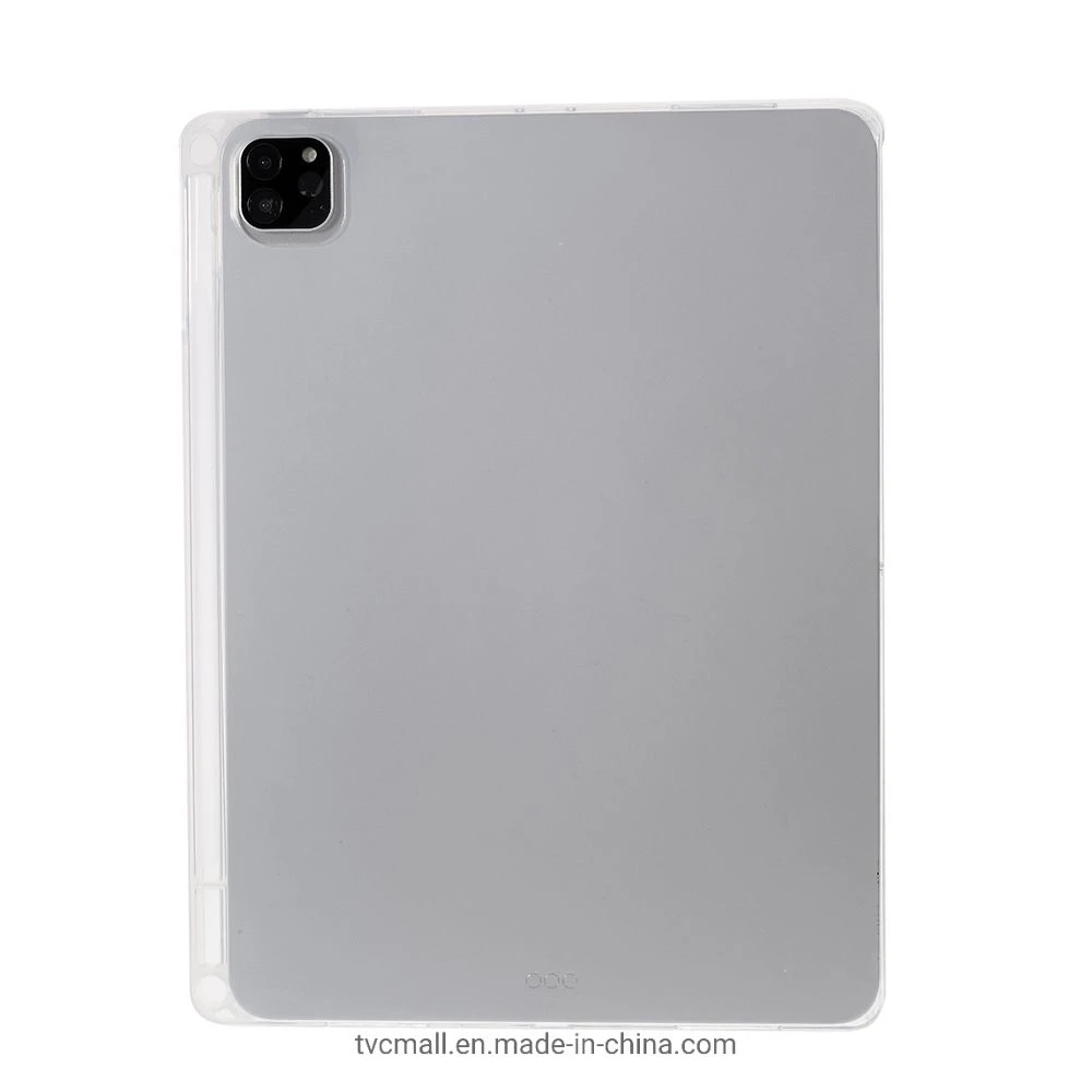 Clear TPU Phone Cover with Pen Holder for iPad PRO 12.9-Inch (2021) / (2020) / (2018)