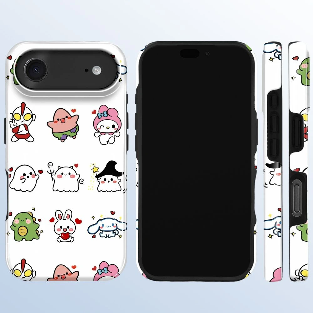 Colorful Blank 3D Sublimation TPU Cell Phone Covers DIY Printing for iPhone 17 Air Sublimation Blank Phone Cover