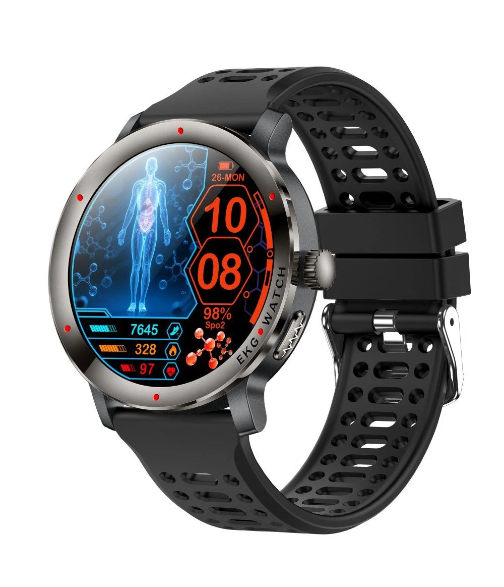 Custom 1.32 Inch Amoled Screen Smart Watch 2026 ECG PPG Temperature Monitoring IP68 Answer Call Sport Reloj Smartwatch CE RoHS