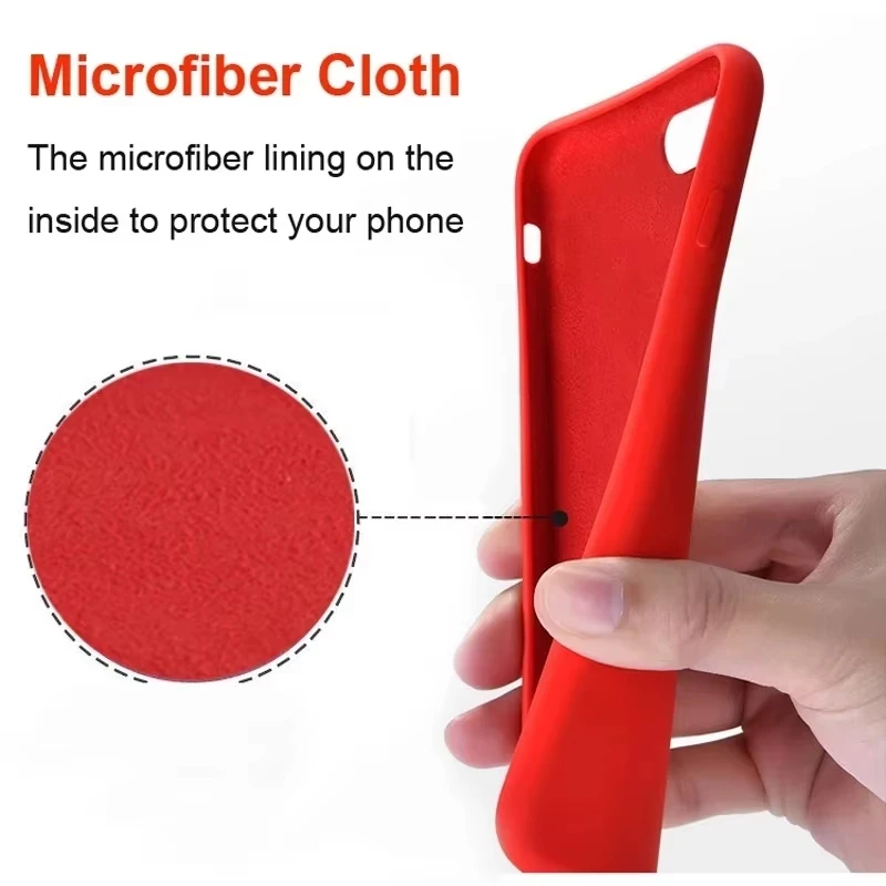 Custom Color Liquid Soft Silicone Phone Case Shockproof Protective with Package for iPhone 16 15 14 13 12 PRO Max Phone Cover